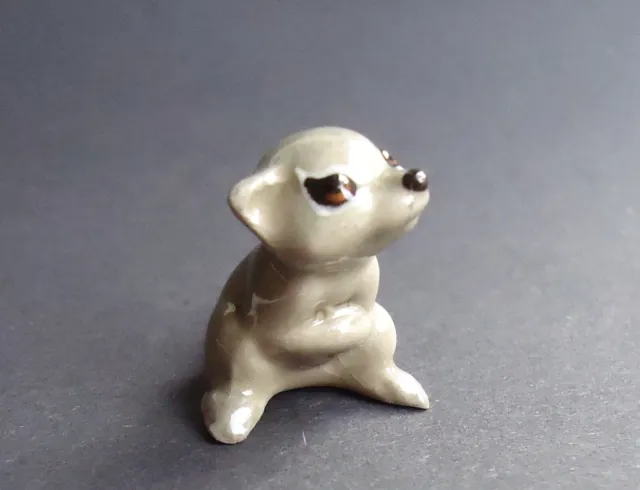 * Hagen-Renaker Miniature Ceramic Animal Figurine Raccoon Baby