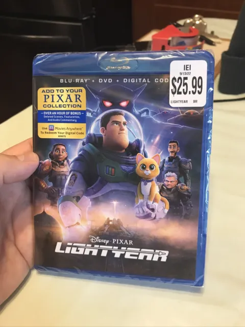 Lightyear (Blu-Ray + DVD + Digital) New Sealed