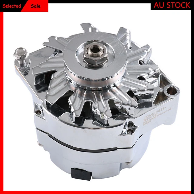 FOR Holden HQ HJ HX HZ WB GMH 253 308 V8 Alternator 100 AMP Internal Reg. Chrome