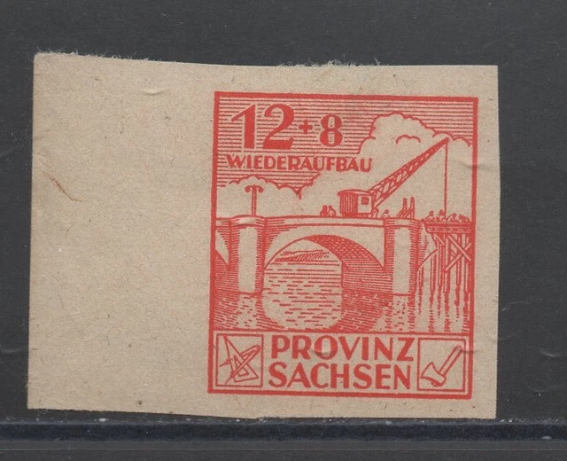 SBZ-Provinz Sachsen 88B mit Köhne Plf. f21  (Wiederaufbau) postfrisch