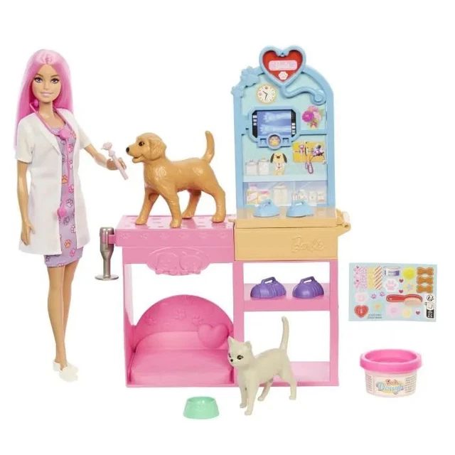 Coffret Barbie Pédiatre - Barbie Métiers - Blonde - Cabinet médical - 2 bébés - Accessoires - Jeux - Jouets Coffret Barbie Pédiatre - Barbie Métiers - Blonde - Cabinet médical - 2 bébés - Accessoires - Jeux - Jouets