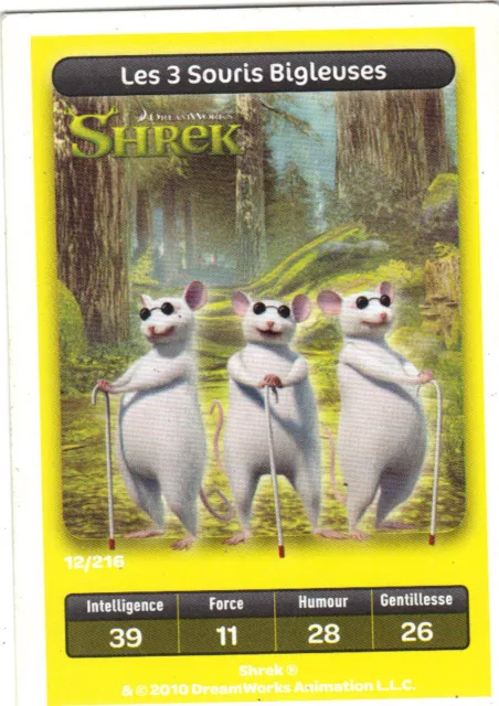 Card Carrefour Dreamworks N°3/216 - Shrek