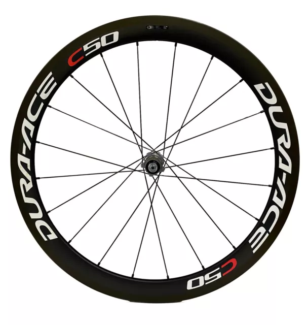Shimano C50 Dura-Ace Carbon Tubular 700C Rear Wheel Shimano C50 Dura-Ace Carbon Tubular 700C Rear Wheel