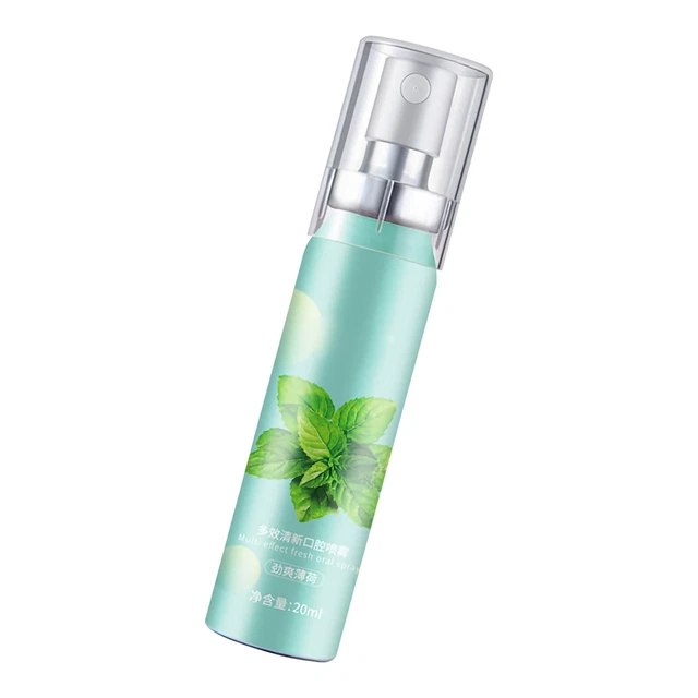 (Mint Flavor)Mouth Spray Elegant Smell Dual Antibacterial Factors Xylitol PLM