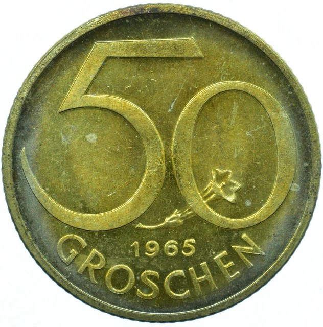 1965 / 50 Groschen / Austria / Osterreich Republik Proof     #Wt24166