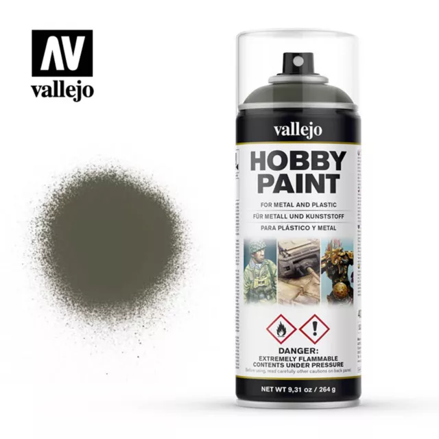 (43,95€/1l) Vallejo Hobby Paint - Russian Green 4BO - Tarn Olivgrün - 400ml Sprü
