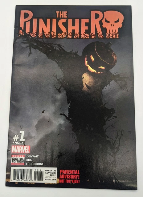 The Punisher Annual #1 Razzah Halloween Variant VF/NM Marvel Comics 2016