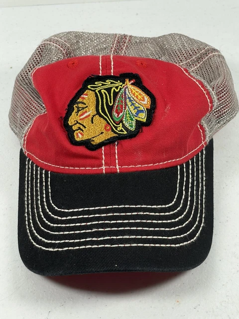🔥 Chicago Blackhawks CCM Snapback Hat Trucker Baseball Mesh Cap
