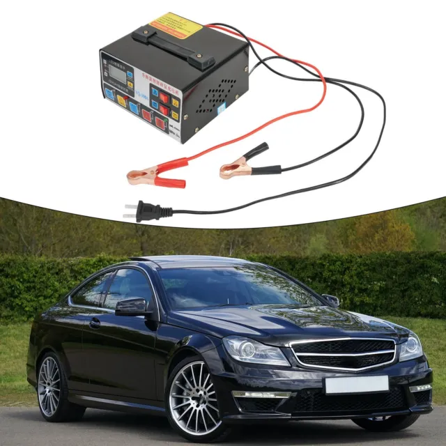 Puissant chargeur de batterie de voiture intelligent avec fonction de réparatio