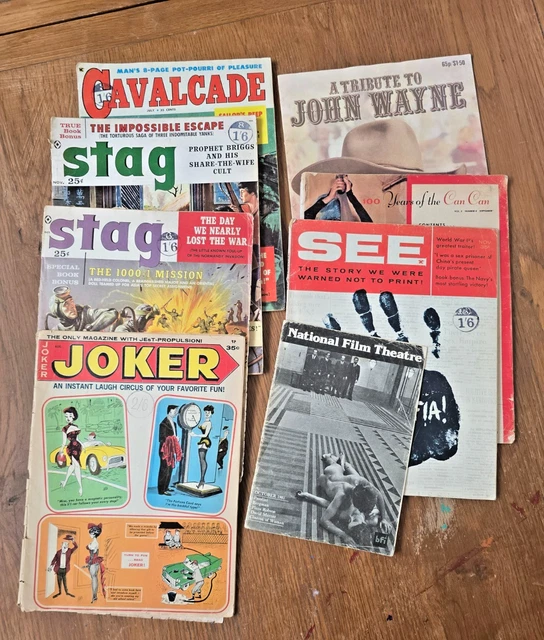 VINTAGE MAGAZINES X8 £12.94 - PicClick UK