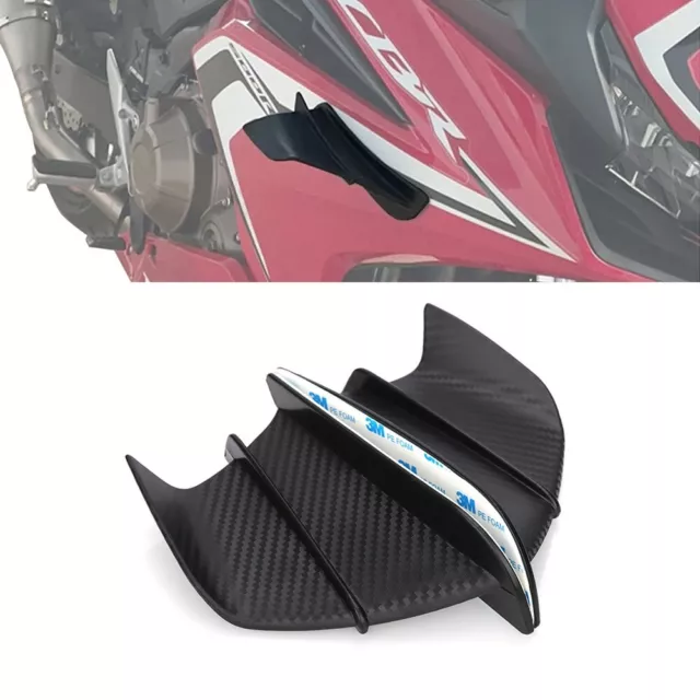 Fairing winglets for Triumph Street Triple / R / RS / S DF1 matt carbon look