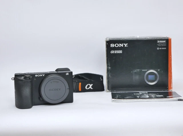 Sony Alpha A6500 24.2MP Digital Camera - Black (Body Only) - Excellent