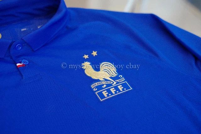 MAILLOT EQUIPE DE France edf vapor L centenaire FFF centennial 100th