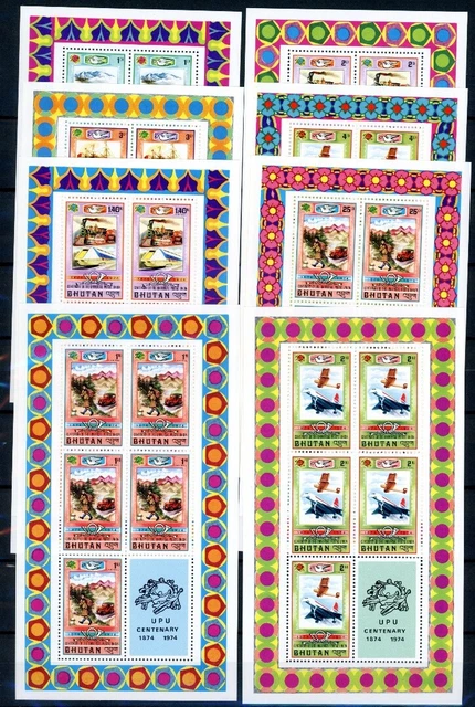 Bhutan 592-599 postfrisch UPU #IY328