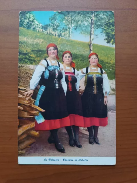 IN VALSESIA Costume di FOBELLO - 1932