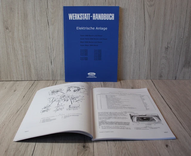 Ford Werkstatthandbuch Getriebe Traktor (Super) Dexta 2000 3000 Major 4000 5000