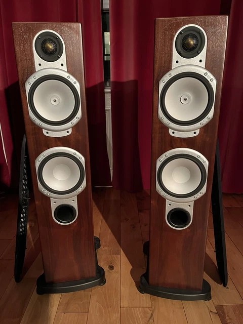 MONITOR AUDIO SILVER RS6 hifi floor standing speakers pair. Vg+ ...