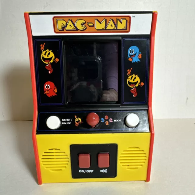 Bandai Namco 2023 Mini Pac-Man Retro Arcade Machine 5.5" Tall #09559 Tested