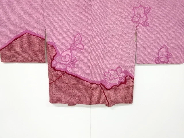 6727186: Japanese Kimono / Vintage Haori / All Shibori / Rose