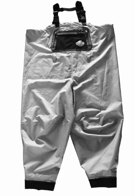 Pantalones de Vadear White River Fly Shop Pesca Calce Suelto Grises Hombres 5XLS