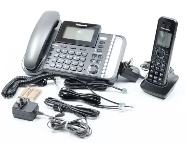 Panasonic Expandable Cordless Phone System - Black (Model: KX-TG9581B)