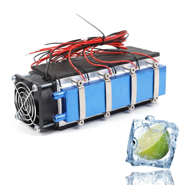 12V 576W 8 Chip TEC1-12706 Thermoelectric Peltier Cooler Air Cooling Device DIY