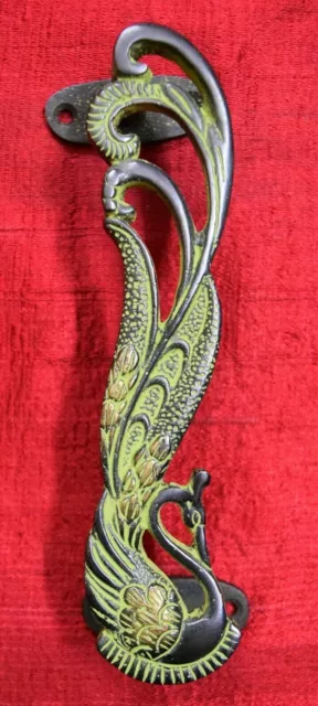 Bird Shape Handmade Door Handle Pulls Peacock Shape Jungle Nature Theme AA04