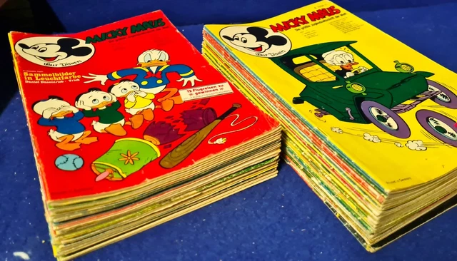 Micky Maus Heft Nr.1-52 Kpl. 1970 mit Klappseiten+Beilagen+GS+SB (507)