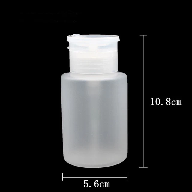 Distributeur Vernis à ongle Bouteille vide Abaisser récipient de liquide Pompe 2