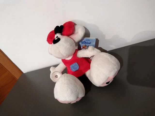 Con etichetta nuovo DIDDL DIDDLINA PELUCHE CON MANI CON VENTOSE 25 cm