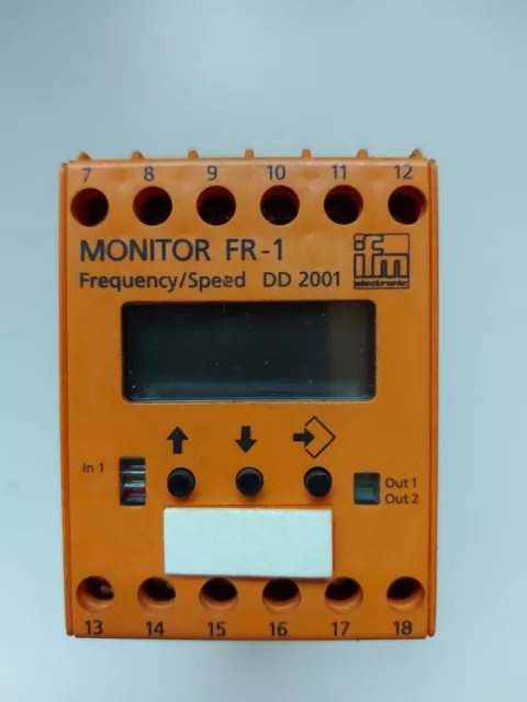 IFM Monitor Fr-1 Frequency/Speed DD2001