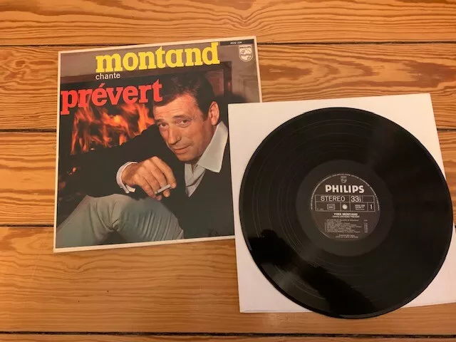 Yves Montand - Montand chante Prévert LP Album Vinyl Philips 633226 Schallplatte