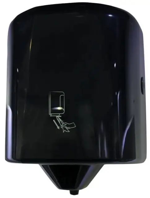 Black Center Feed Paper Roll Dispenser CF10K