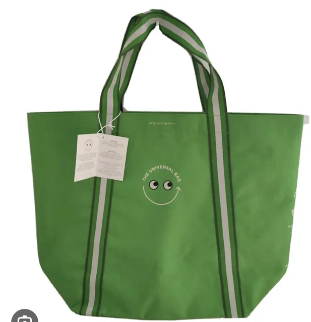 LIMITED EDITION ANYA Hindmarch x ASDA Universal Tote Green Shopping Bag