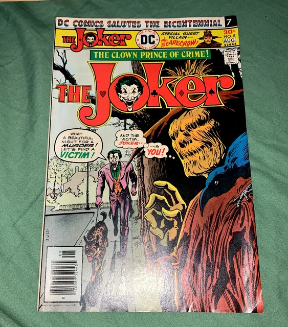 The Joker #8 1976 The Scarecrow DC Comics Very Fine Condition Rare Limited