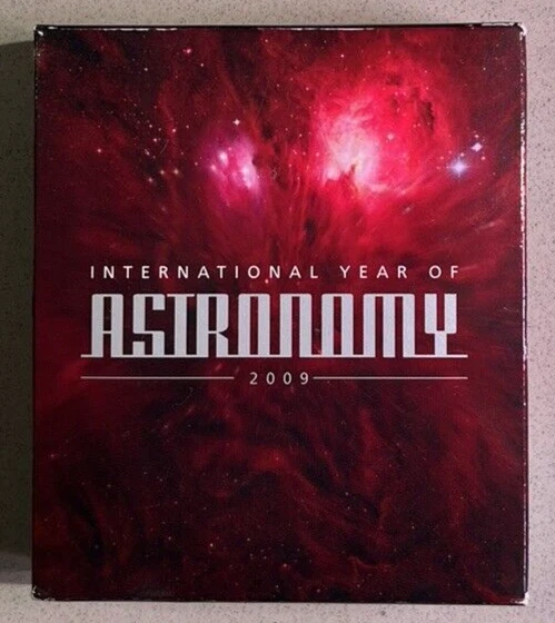 2009 Astronomy   PROOF  1oz SILVER Coloured Coin. Perth Mint