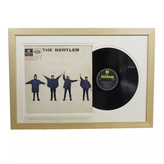 The Beatles Help 1965 Framed Vinyl Record Album Pop Rock Music Collectors 2