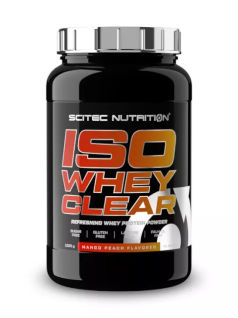 (41,84 EUR/kg) Scitec Nutrition Iso Whey Clear 1025g Dose Eiweiß Pulver