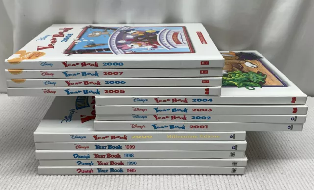 Disneys Wonderful World of Reading Yearbook Series 13 Books Hardcover