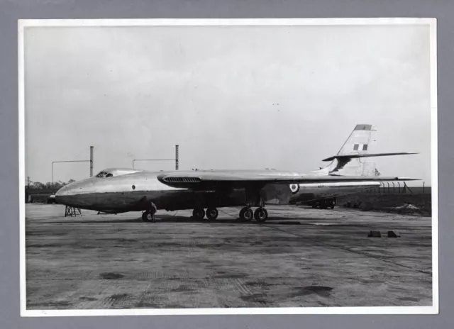 Vickers Valiant Bombardero Prototipo Grande De Colección Original Foto De Prensa Raf 3