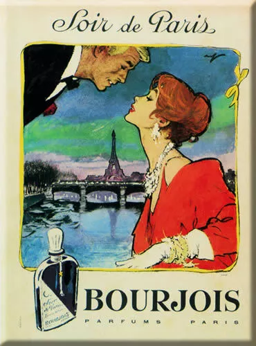French Advertising Sign - Soir Evening in Paris Perfume