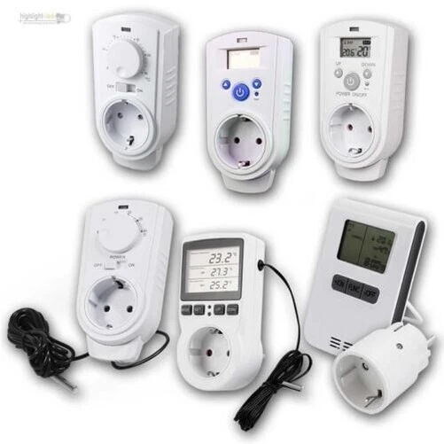 Thermostat de Socket Thermostat-Steckdose Chauffage/Refroidissement 230V