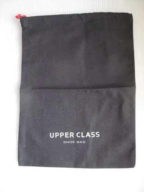Virgin Upper Class - two cotton shoe bags - red drawstring