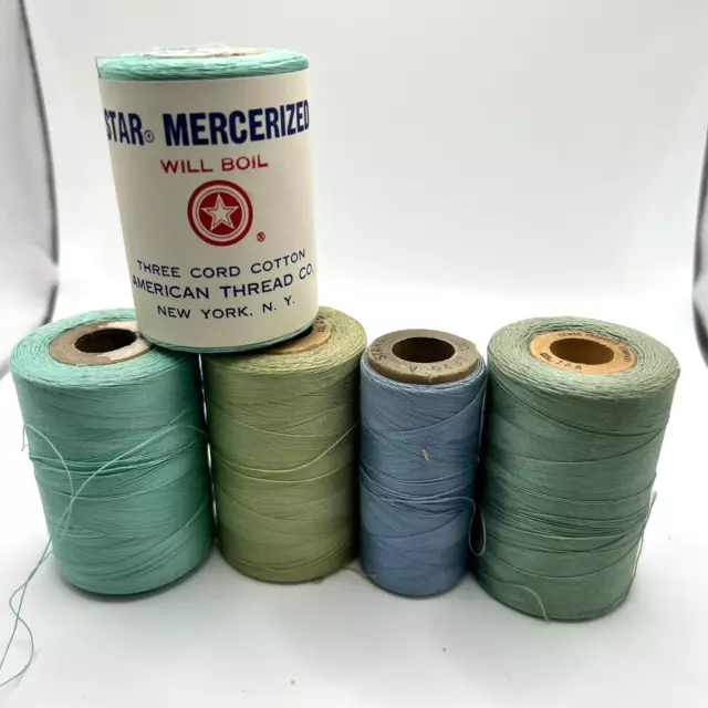 American Thread Co Set Of 5 Stranded Cotton Star Six Strand Embroidery  Thread