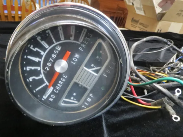 Vintage 1959 Rambler American Speedometer And Gauge With Cable