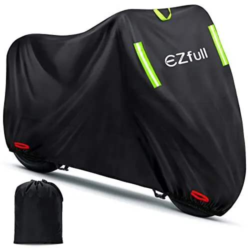 Housse Protection pour Moto Ezfull Couverture Polyester 210D Résistant aux dé...