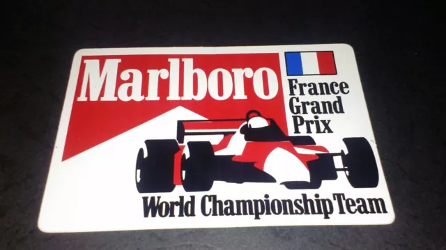 Autocollant Sticker Aufkleber Marlboro Grand Prix De France