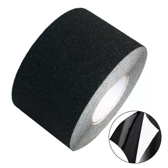 Anti- Sliptape Antidérapage Bande 15cm × 5m Noir Résistant Non Slip Adhésif 3