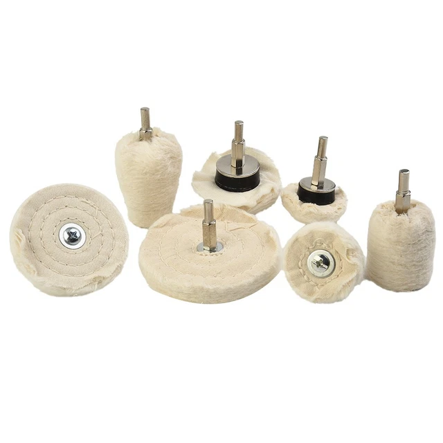Kit De 136 Pièces Roues Polissage Laine - Pour Perceuse Et Outils Dremel