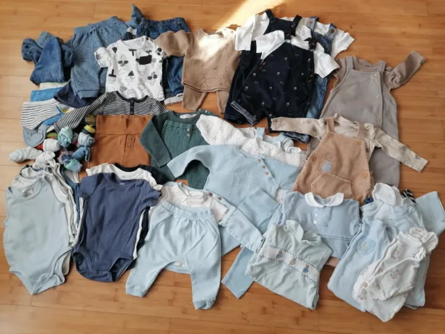 Huge bundle baby boys clothes 6-9 months next h&m zara full wardrobe so cute